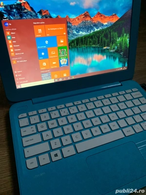 Laptop Hp Slim Display 12,6 inch led,Windows 10,Ssd disk functional cu incarcator.