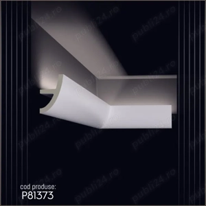 Cornisa pentru led din poliuretan dur pentru interior si exterior