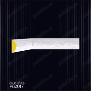 Bagheta decorativa cu model din poliuretan dur pentru interior si exterior 