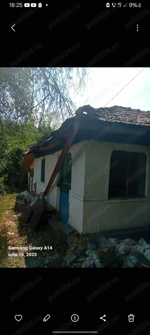 Teren cu casa Demolabila 