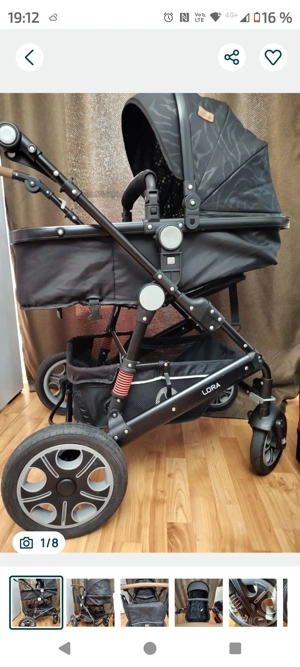 Vând carucior 3 in 1 LORELLI - imagine 4