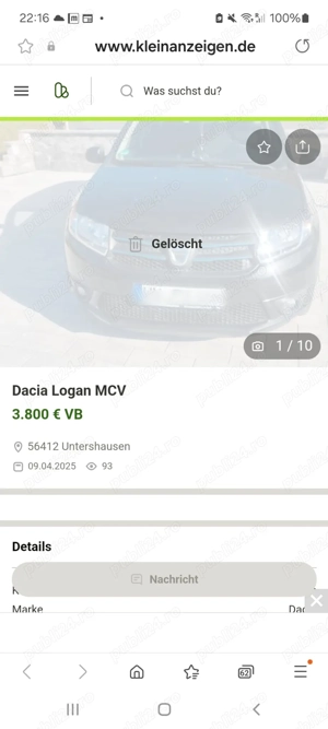 Dacia Logan MCV GPL + Benzina  - imagine 8