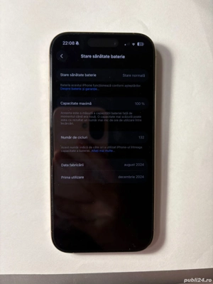 Vând IPhone 16 Pro