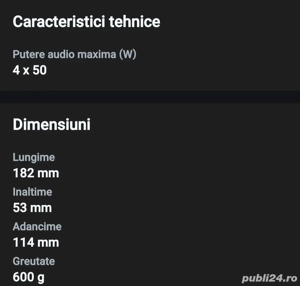 Vând MP3 player auto JVC KD-241,4 50W,USB - imagine 5