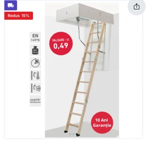 scara Dolle retractabila lemn