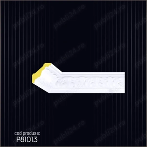Cornisa decorativa din poliuretan dur pentru interior si exterior