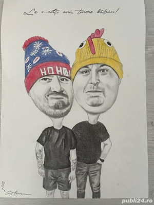 Caricaturi portrete la comanda