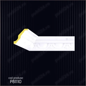 Cornisa decorativa din poliuretan dur pentru interior si exterior