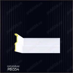 Cornisa decorativa din poliuretan dur pentru interior si exterior