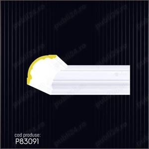 Cornisa decorativa din poliuretan dur pentru interior si exterior