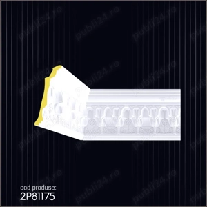 Cornisa decorativa din poliuretan dur pentru interior si exterior