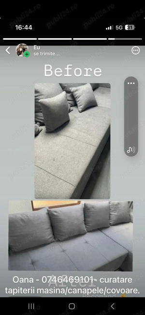 Ofer servicii de curățenie 