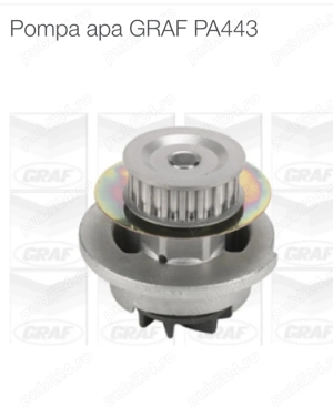 Vand pompa apa auto ptr. OPEL, DAEWOO, etc., marca GRAF 443