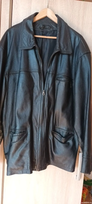 geaca barbateasca din piele marimea xxl 