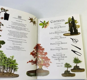 Bonsai, carte, ghid practic in engleza despre cresterea si gradinaritul copaceilor - imagine 2
