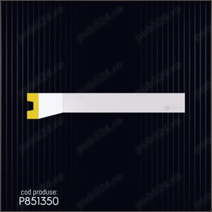 Bagheta decorativa din poliuretan dur pentru interior si exterior