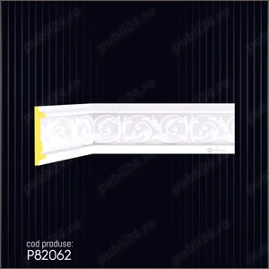 Bordura de brau cu model din poliuretan dur pentru interior si exterior