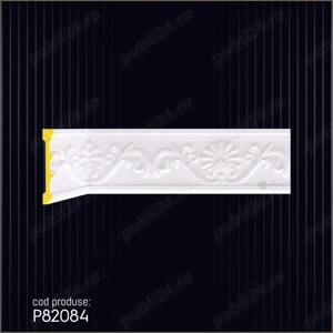 Bordura de brau cu model din poliuretan dur pentru interior si exterior