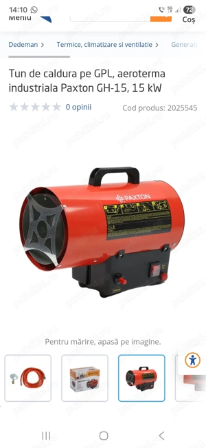 Tun de căldură GPL 