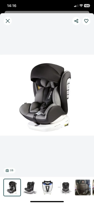 Lionelo-Scaun auto Bastiaan isofix - imagine 3