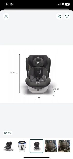 Lionelo-Scaun auto Bastiaan isofix