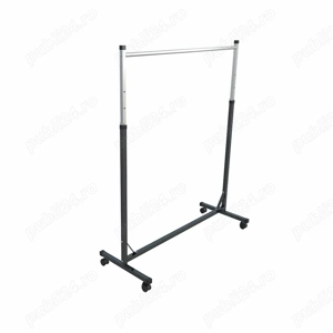Stender metal umerase haine vopsit cu o bara reglabil pe inaltime