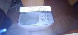 Mașină de spălat rufe semiautomata cu storcător  - imagine 3