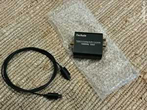 Audio Covertor Analog DAC + optic