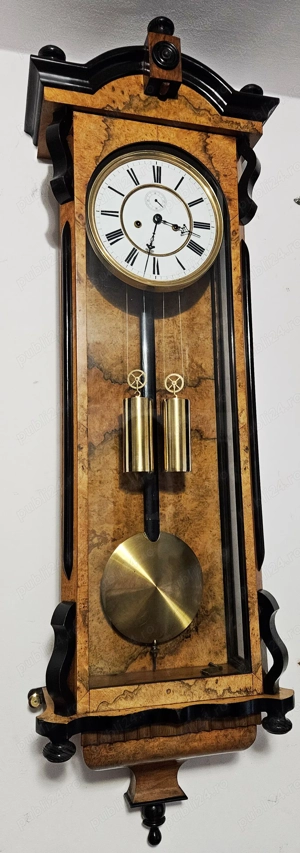 Ceas de perete cu pendul si 2 greutati