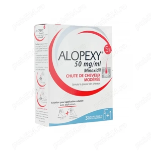 Minoxidil Alopexy, soluţie cutanată, 50mg ml, 60 ml, Pierre Fabre - Barbati 5%