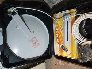 Vand antena satelit cu R eceiver tv ptr.camion