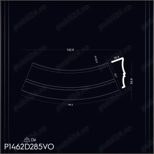 Arcada din poliuretan dur pentru interior si exterior