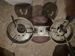 Vând butelie de voiaj cu doua arzătoare.