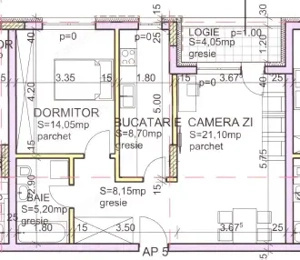 Apartament cu 2 camere, 57 mp, bloc nou - zona Andrei Muresanu - imagine 8