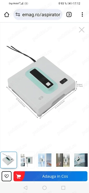 Aparat de curățare geamuri iHunt Smart Window 4 Supreme Twin Spray 