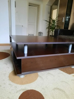 Masuta cafea culoare wenge  - imagine 2