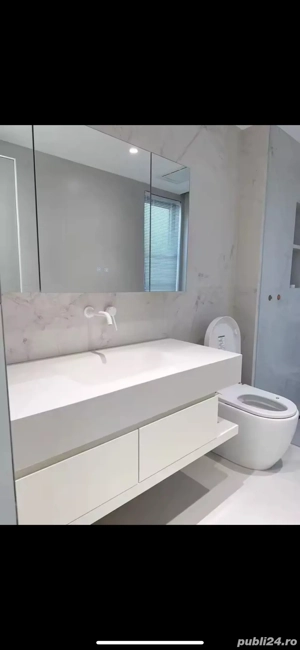 Set mobilier baie lavoar+masca+raft+dulap+oglinda+roboinet
