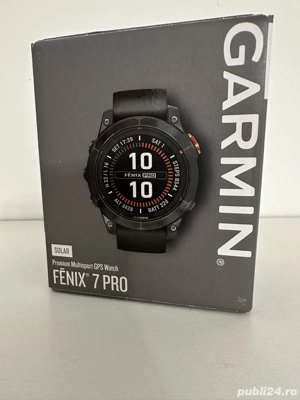 Garmin Fenix 7 PRO Solar 47mm Slate Grey  - imagine 2
