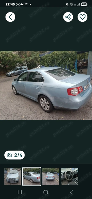 Wolkswagen jetta 2000cc,comenzi volan ,acc  - imagine 2