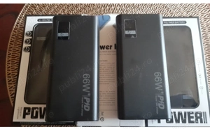 Baterie externa 20000mA 66w powerbank superfast charging cu afisaj , noi sigilate la cutie