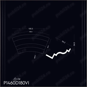Arcada din poliuretan dur pentru interior si exterior