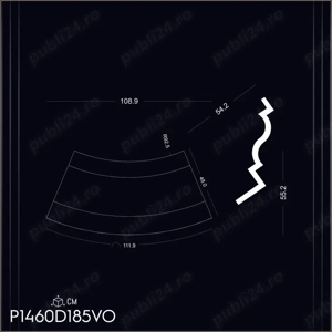 Arcada din poliuretan dur pentru interior si exterior