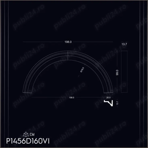 Arcada din poliuretan dur pentru interior si exterior