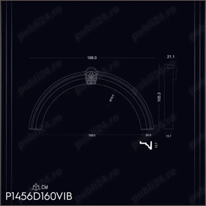 Arcada din poliuretan dur pentru interior si exterior