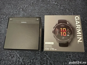 Garmin Fenix 8 Pro Celular LTE 47mm Titanium Sapphire Carbon Grey DLC NOU SIGILAT 