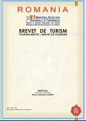 Brevet Manager in activitatea de turism 