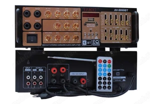 Amplificator camera 2x45W SD USB AV-9999BT