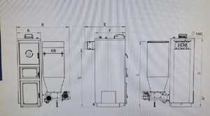 Cazan apa calda 38 kw cu Peleti sau Rumegusi lemn - imagine 5