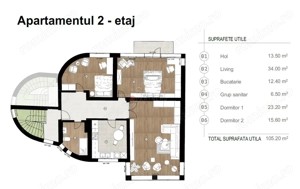 Apartament deosebit intr-o  vila  situata pe Dealul Cetății - imagine 10