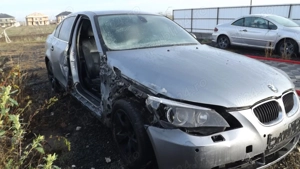Bmw seria 5 E60 525 d automatic lovit avariat 2005 - imagine 2